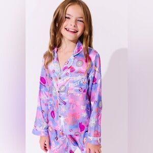 Lola and The Boys Swiftie Lovers Silk Pajama Set